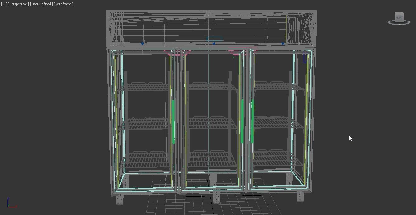 U-Line Refrigerator UCRE585-SG71A 3D model_5