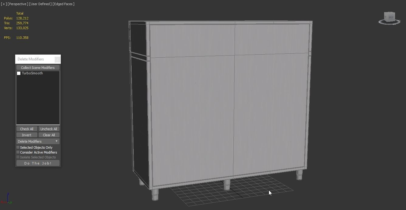 U-Line Refrigerator UCRE585-SG71A 3D model_2