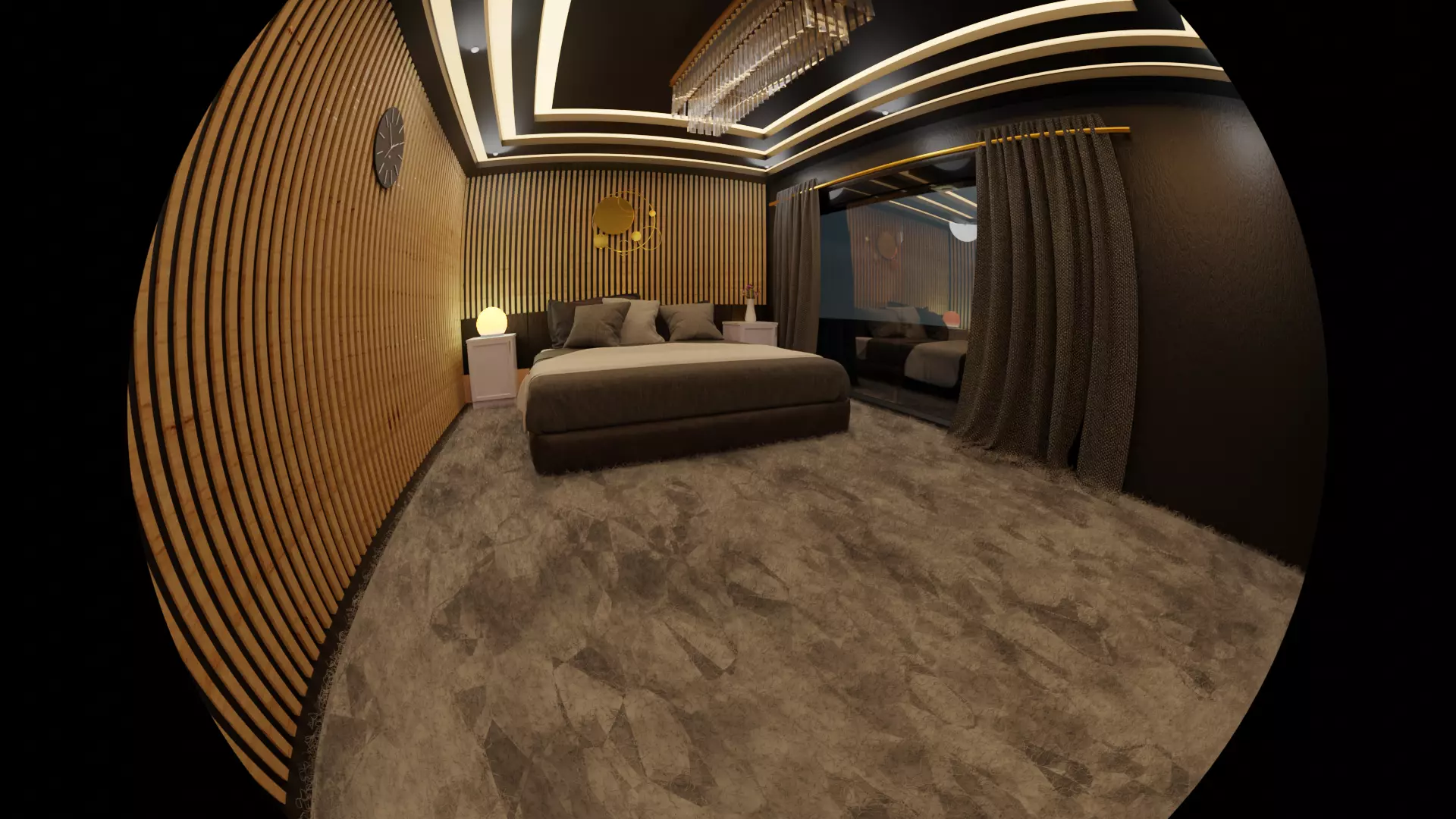 bedroom degree 3D model_0