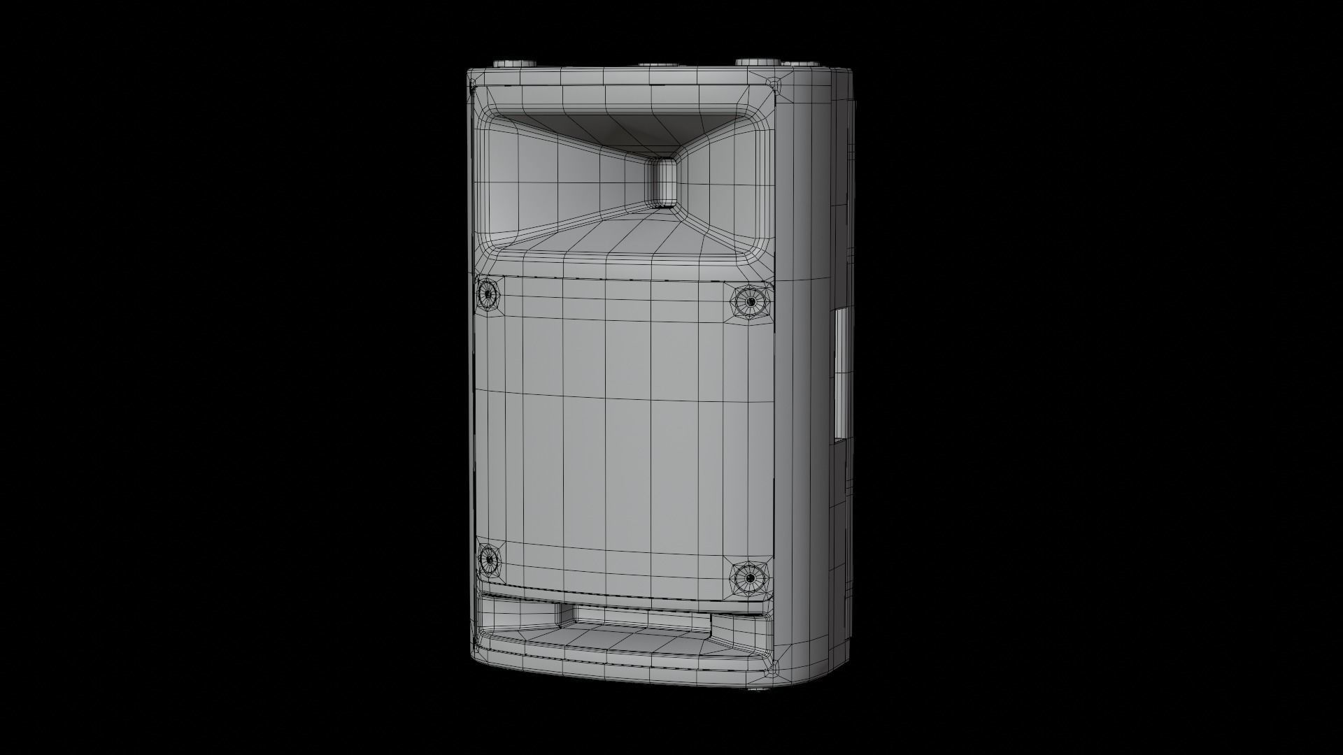 Powered Speaker with Tripod 3D model_14