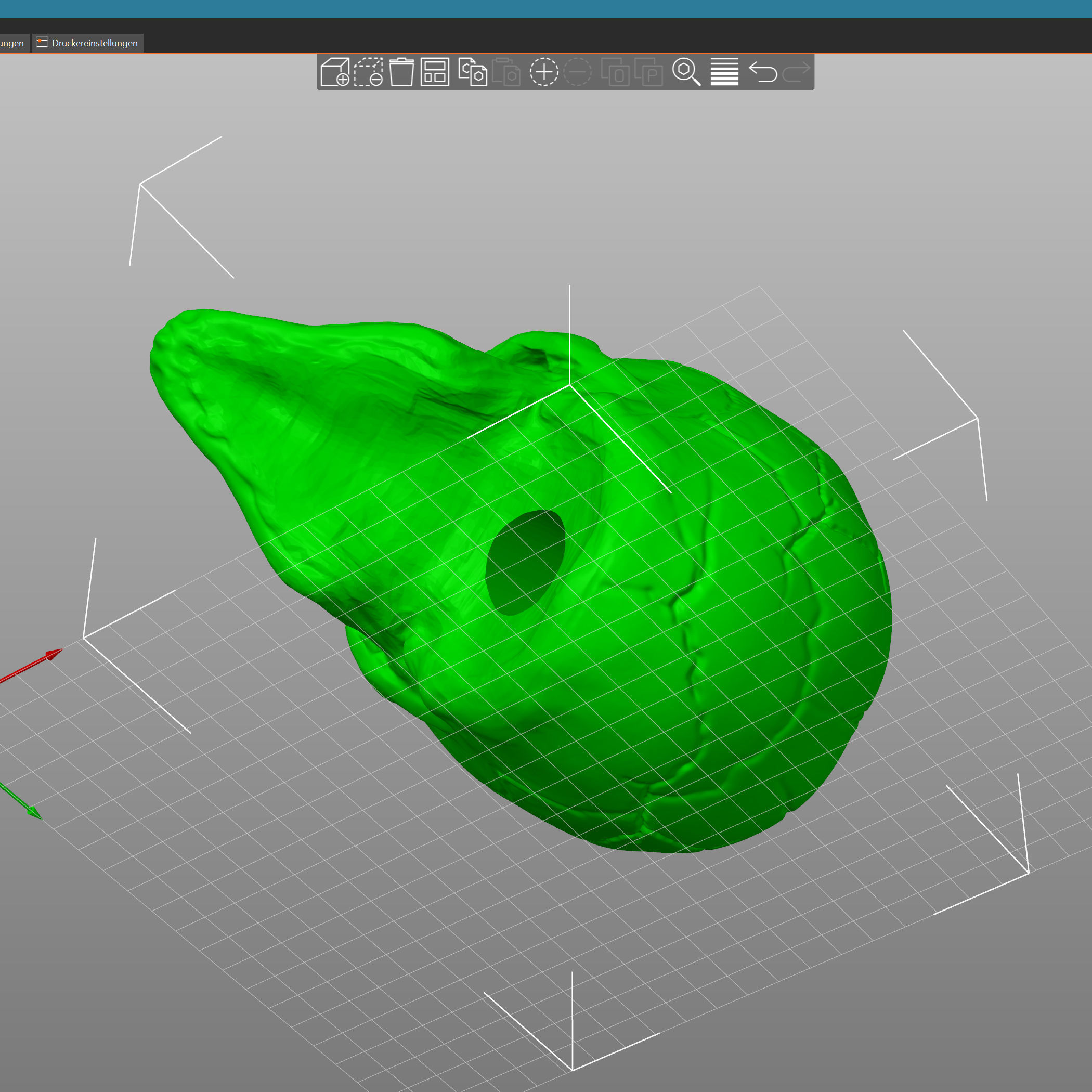 Vampire Skull - 3D print-file - High-Polygon 3D print model_3
