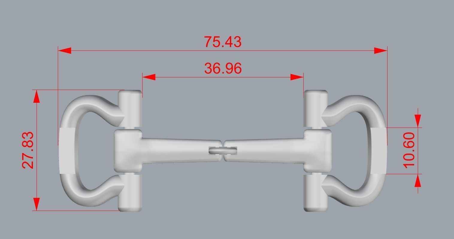 Clasp Buckle Strap 3D print model_8