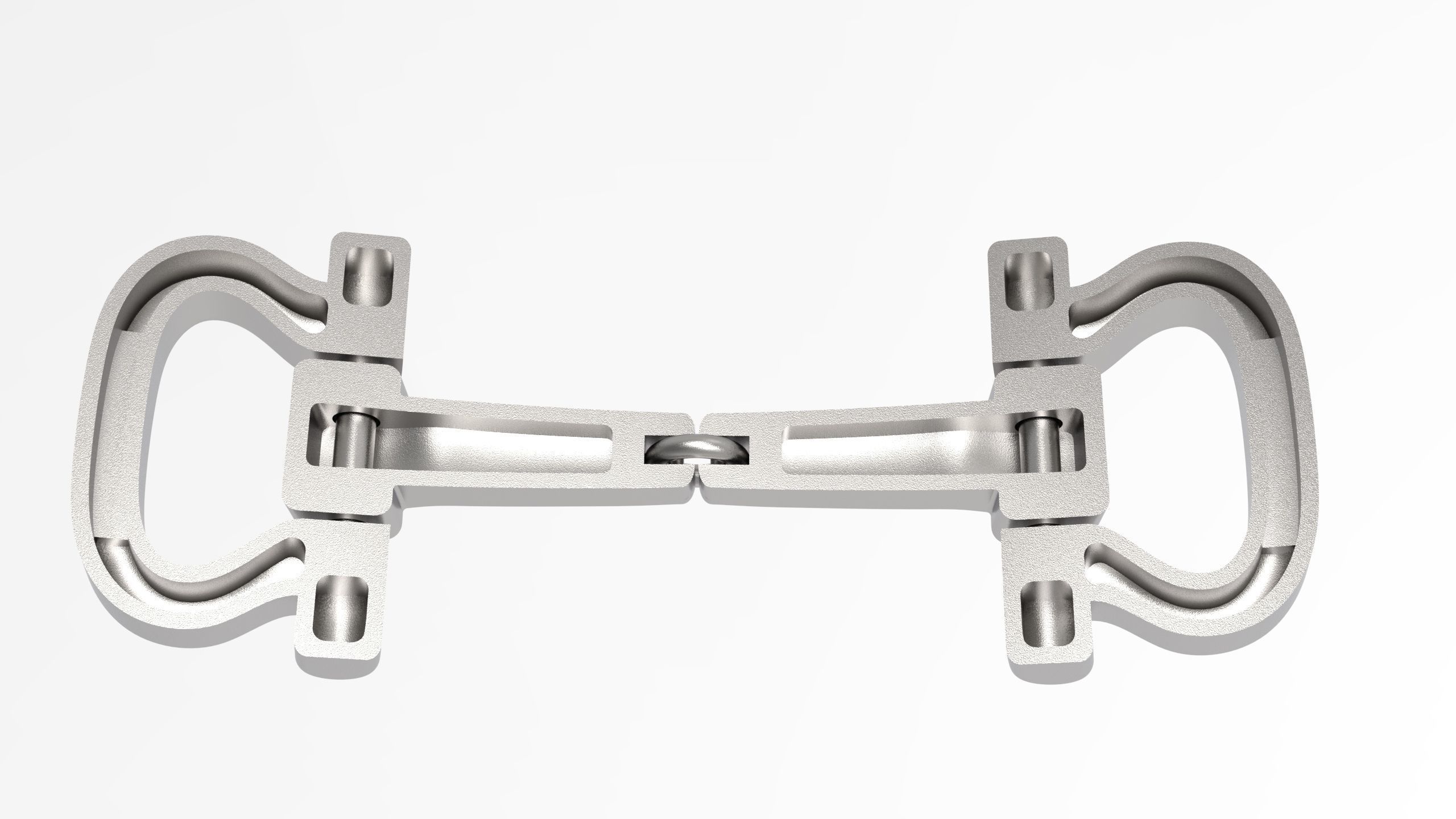 Clasp Buckle Strap 3D print model_7