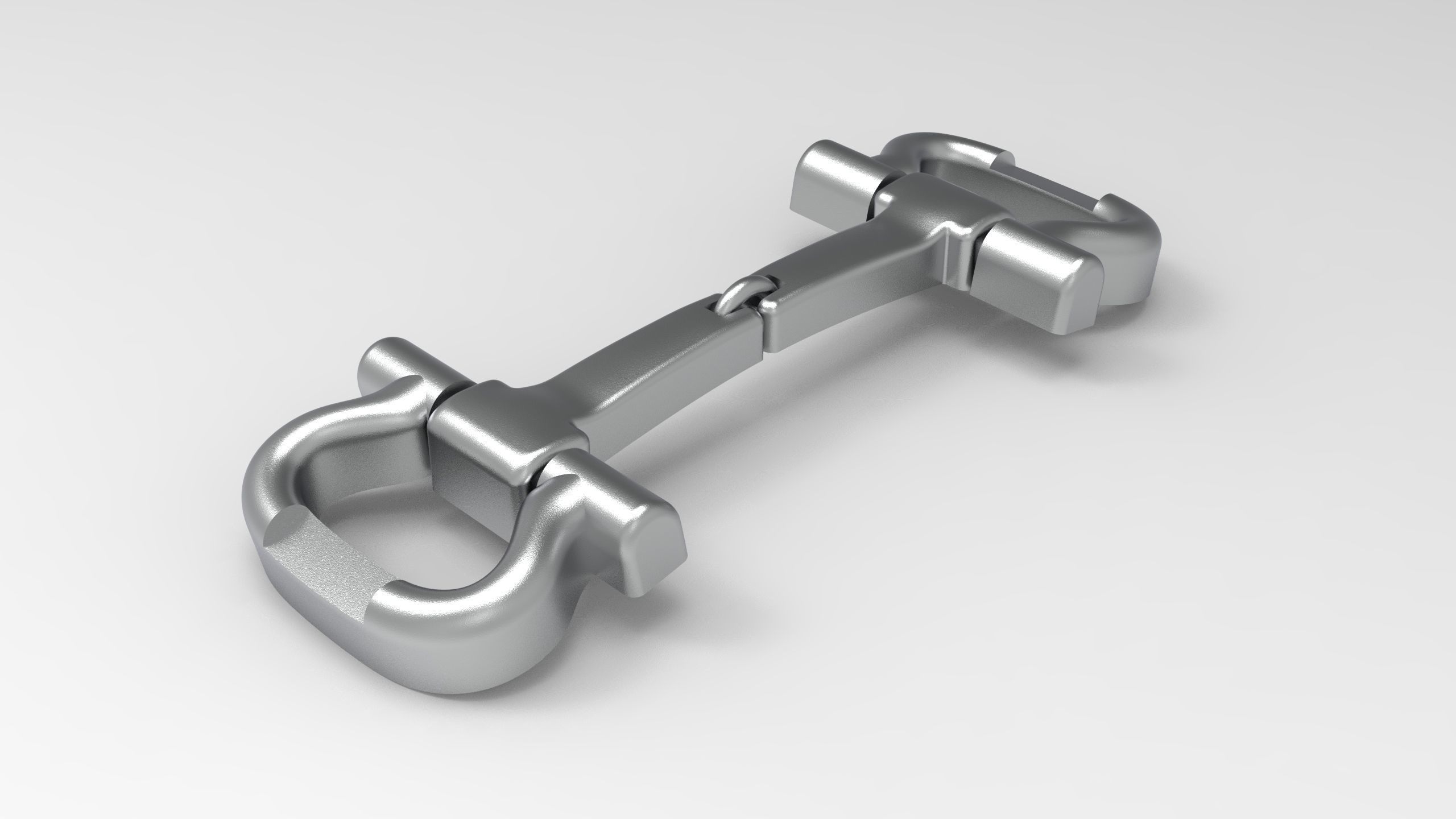 Clasp Buckle Strap 3D print model_4