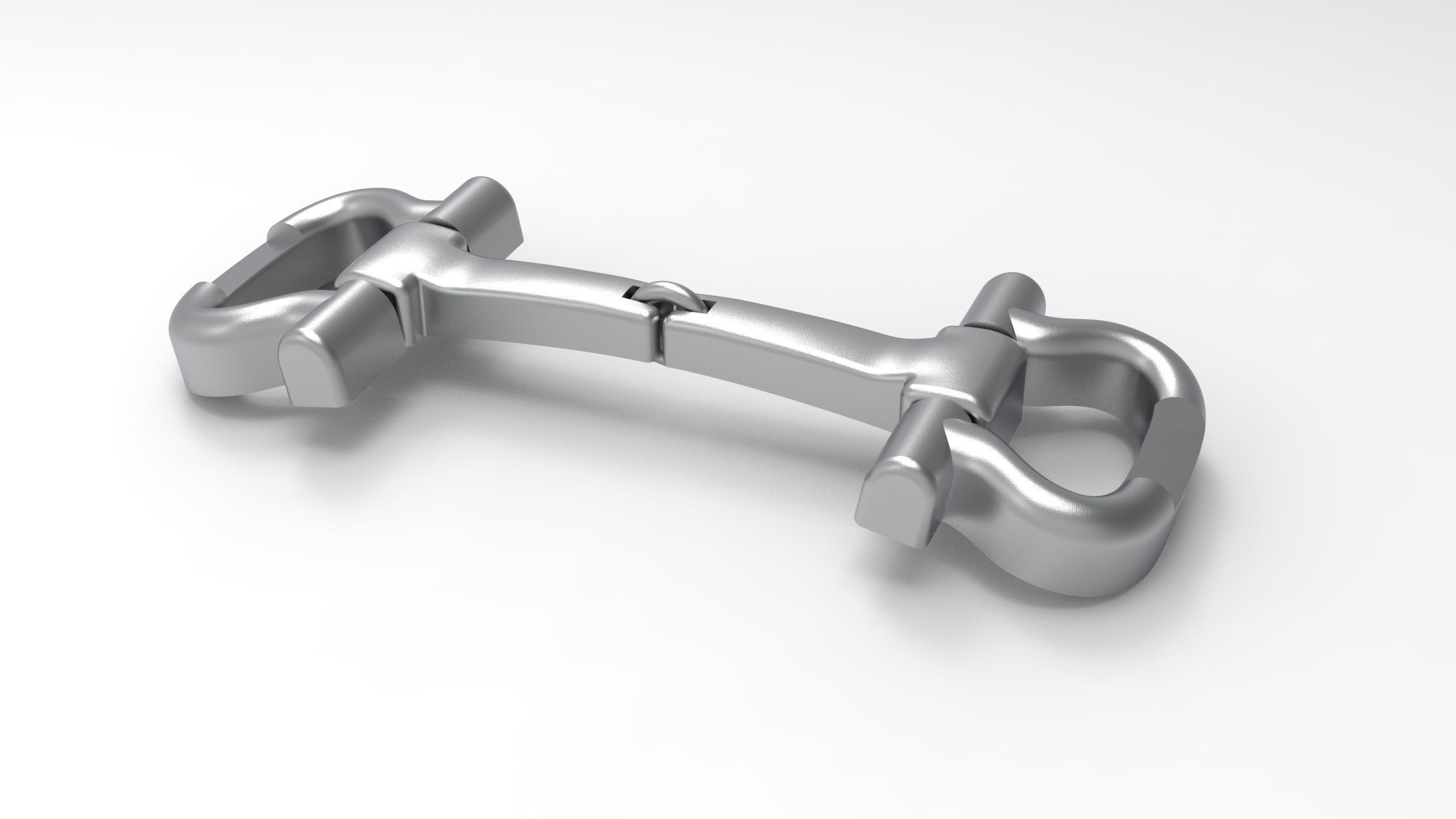 Clasp Buckle Strap 3D print model_3