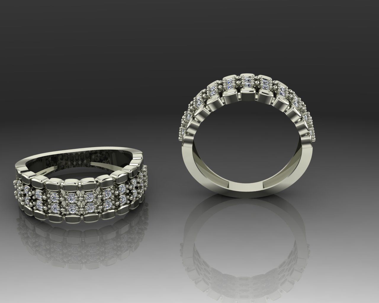 jewelry ring 3D print model_1