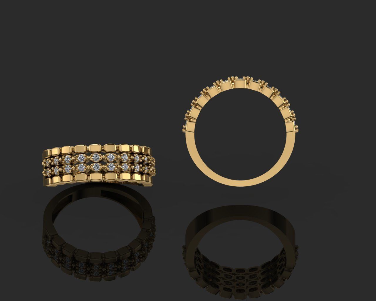 jewelry ring 3D print model_5