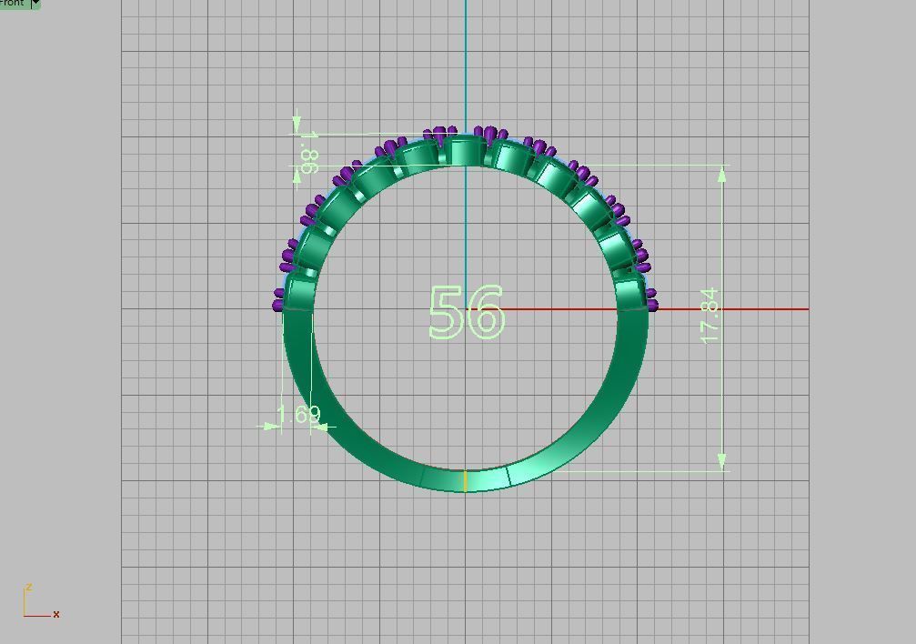 jewelry ring 3D print model_9