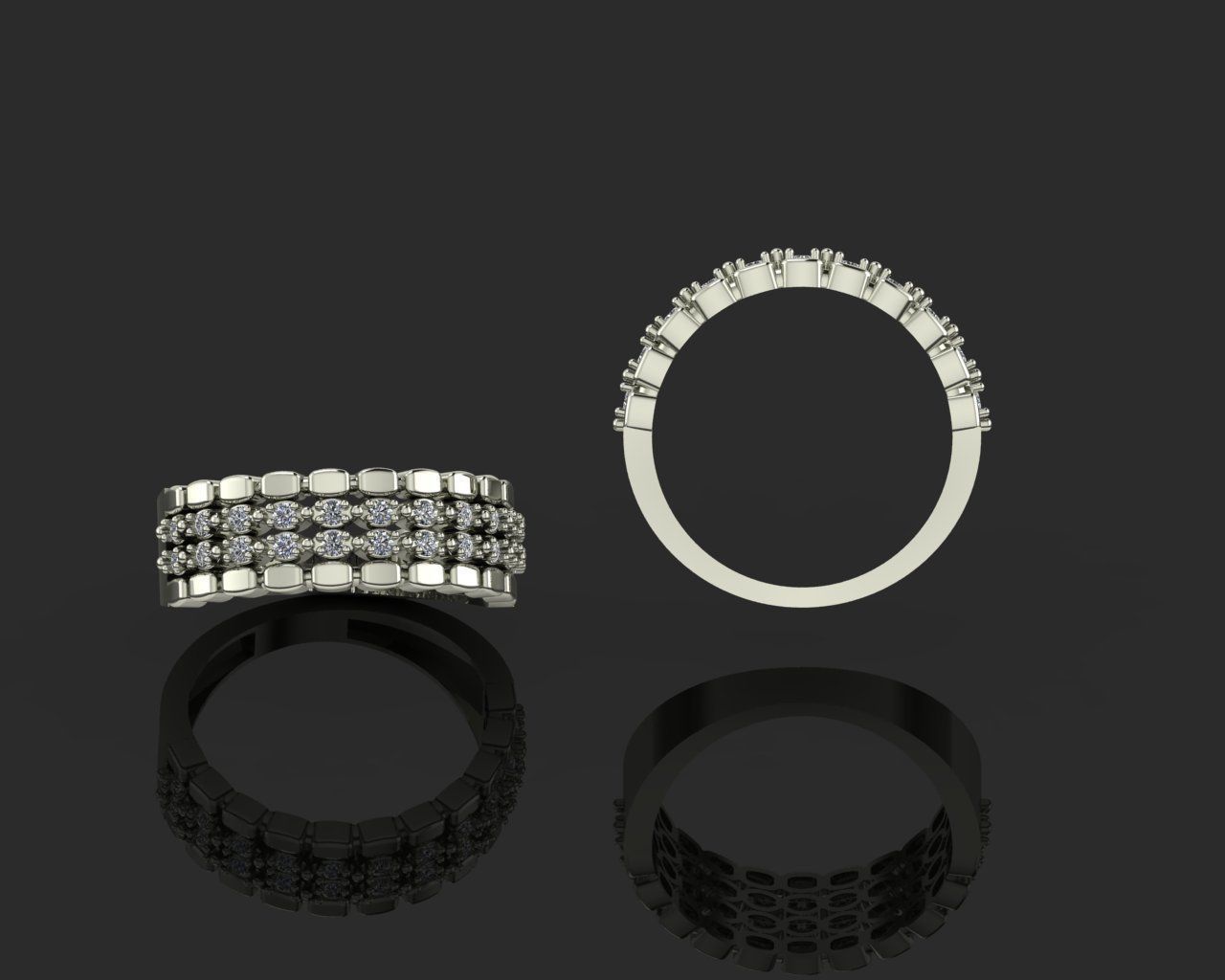 jewelry ring 3D print model_6