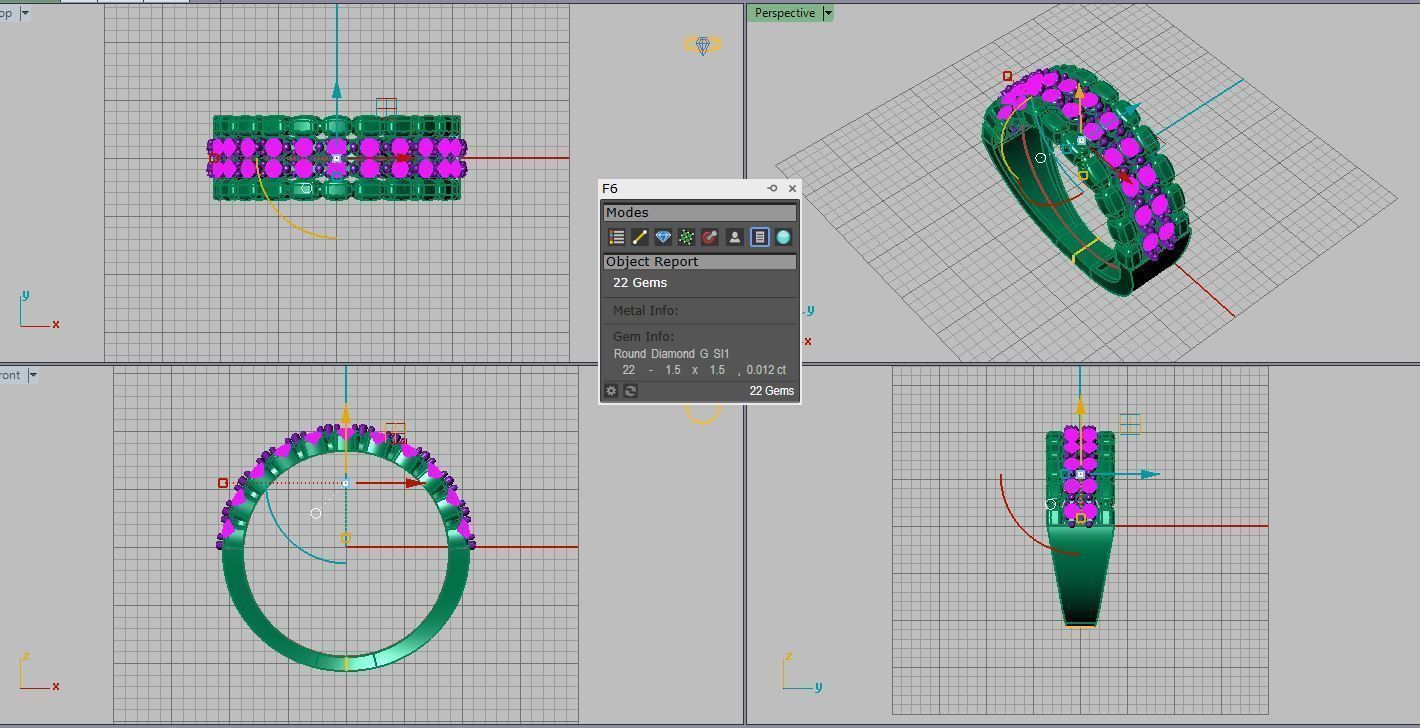 jewelry ring 3D print model_8