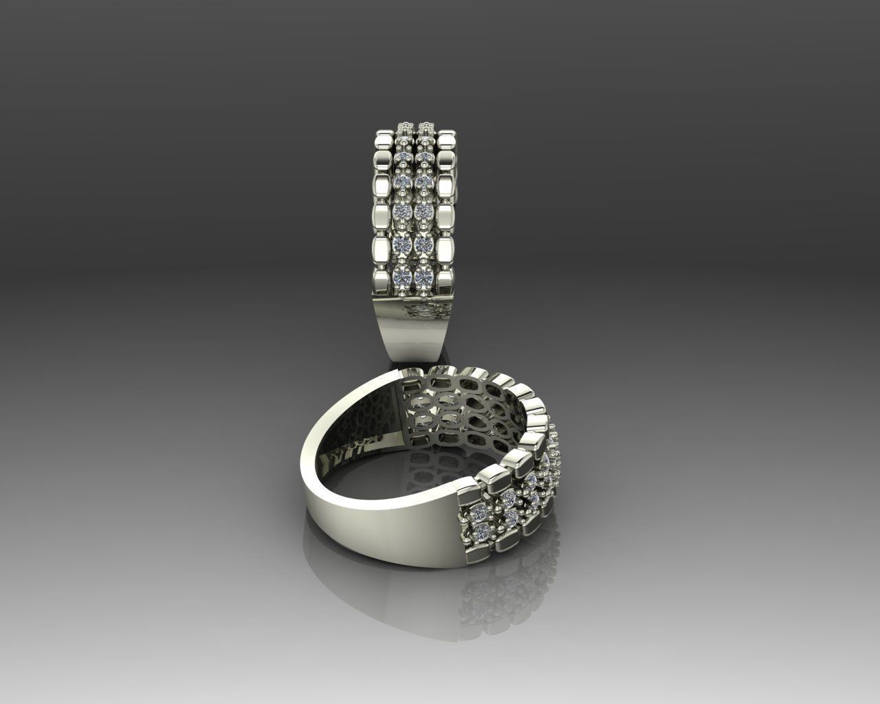 jewelry ring 3D print model_3