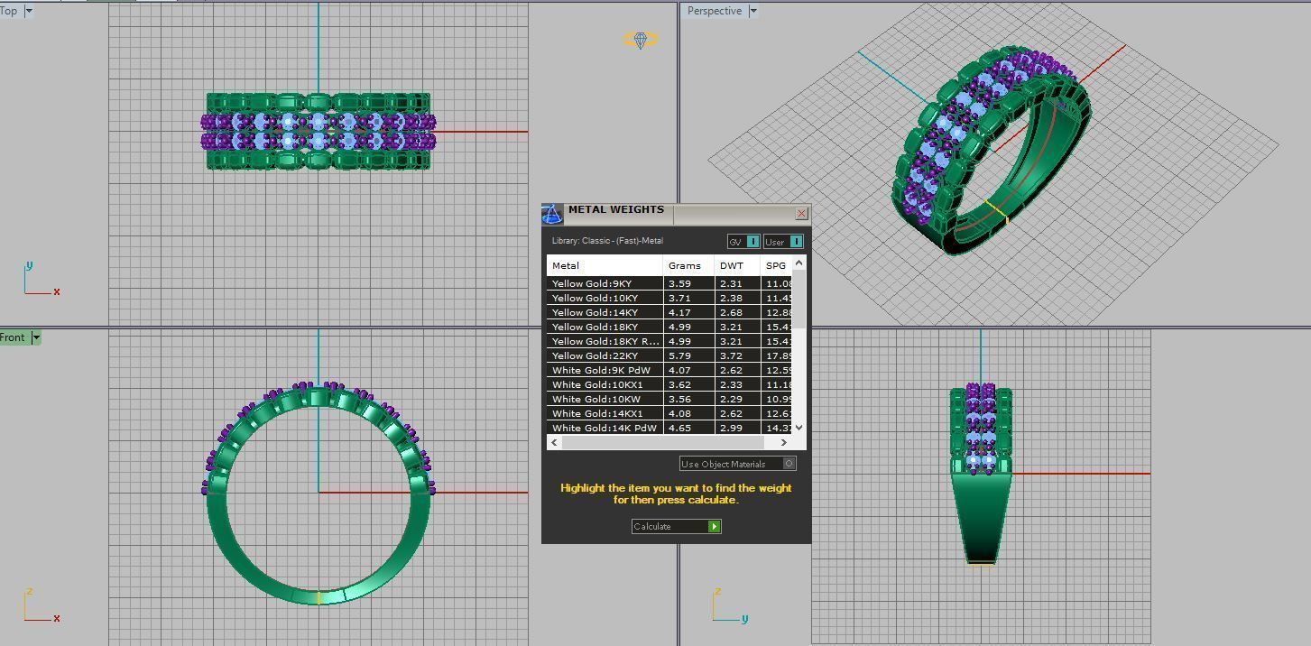 jewelry ring 3D print model_4