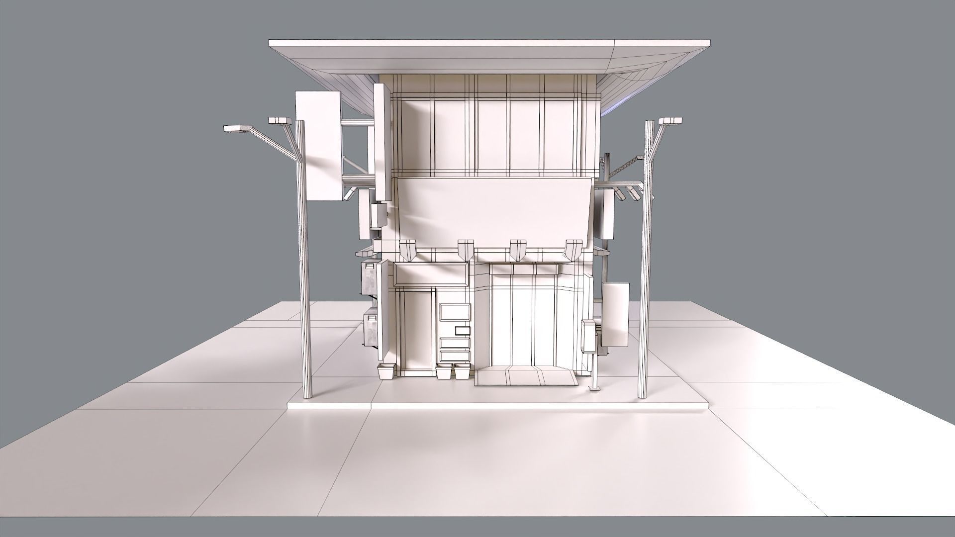 Japanese firm inspect Low-poly 3D model_5