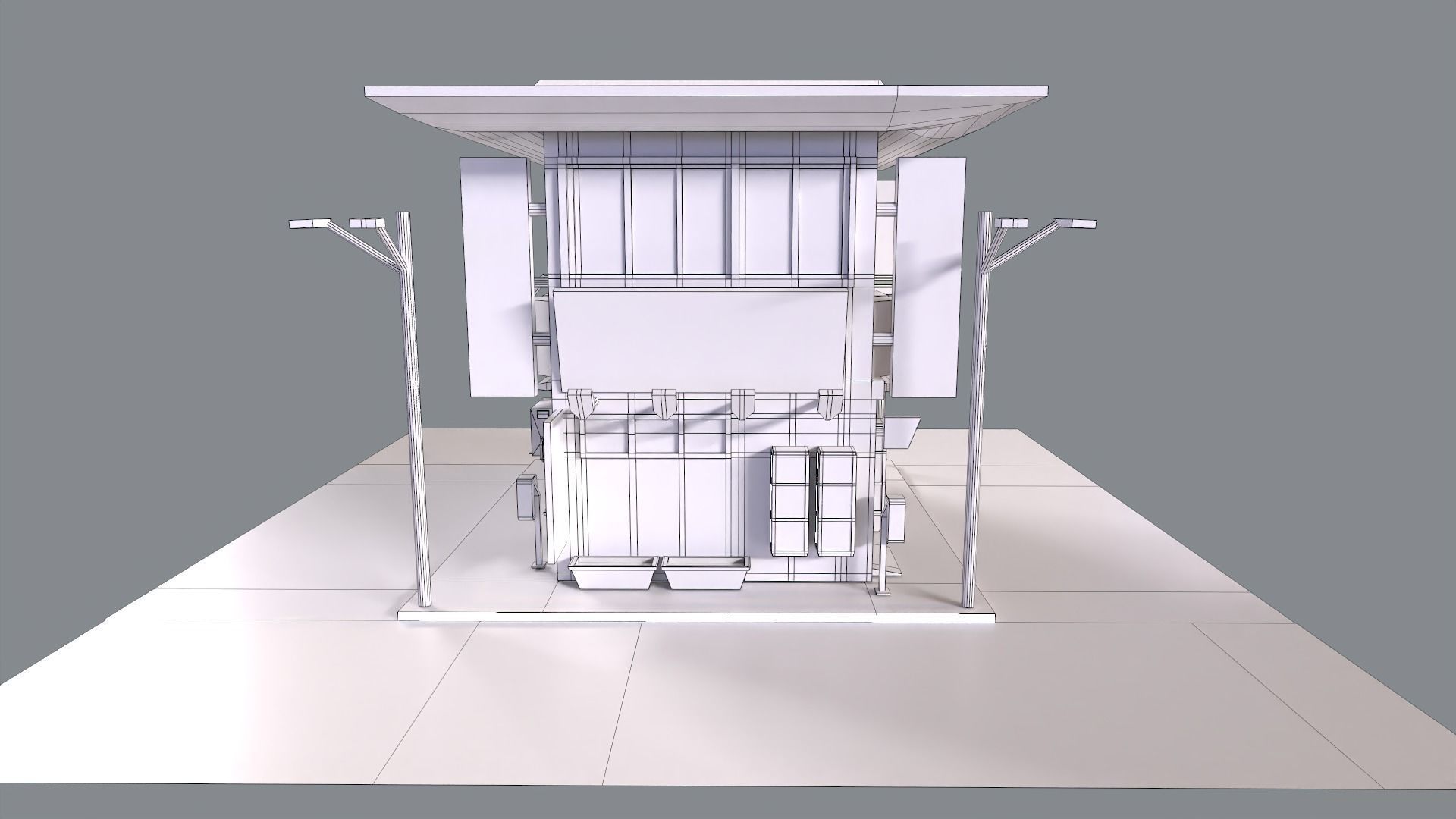 Japanese firm inspect Low-poly 3D model_3