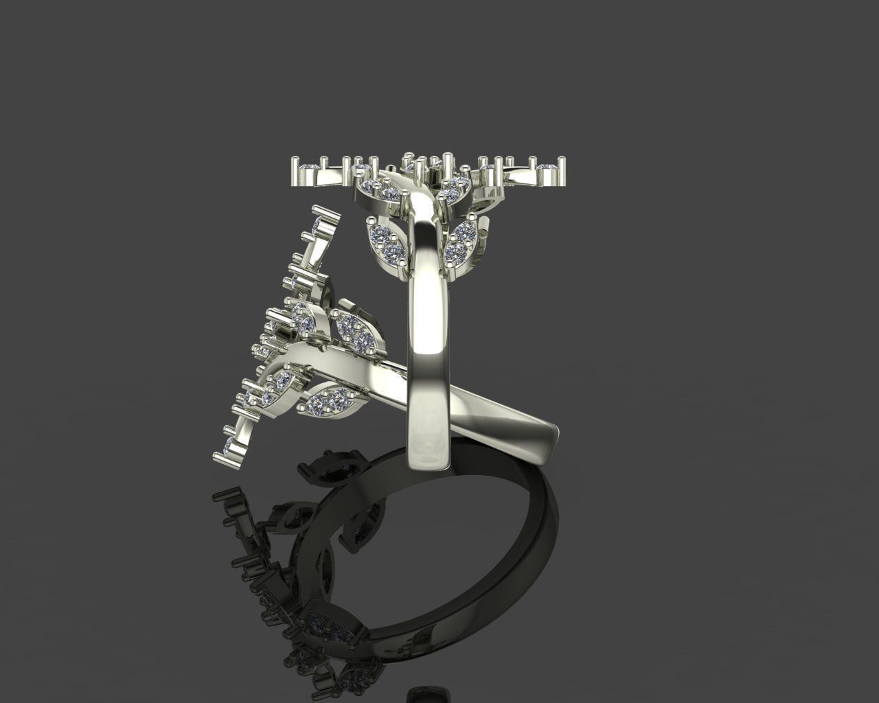 Light jewelry ring 3D print model_6