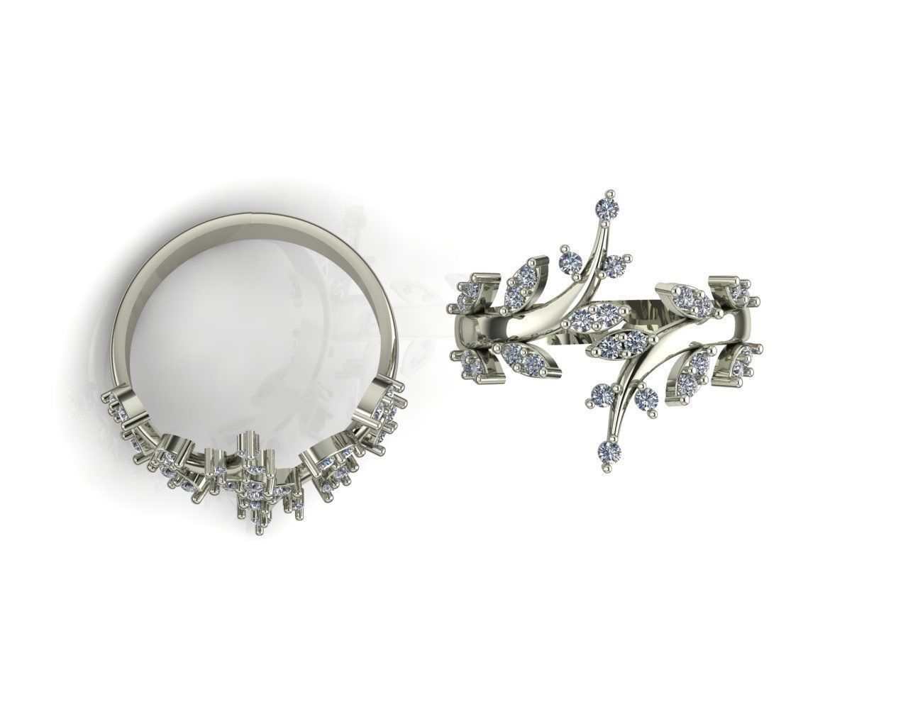 Light jewelry ring 3D print model_5