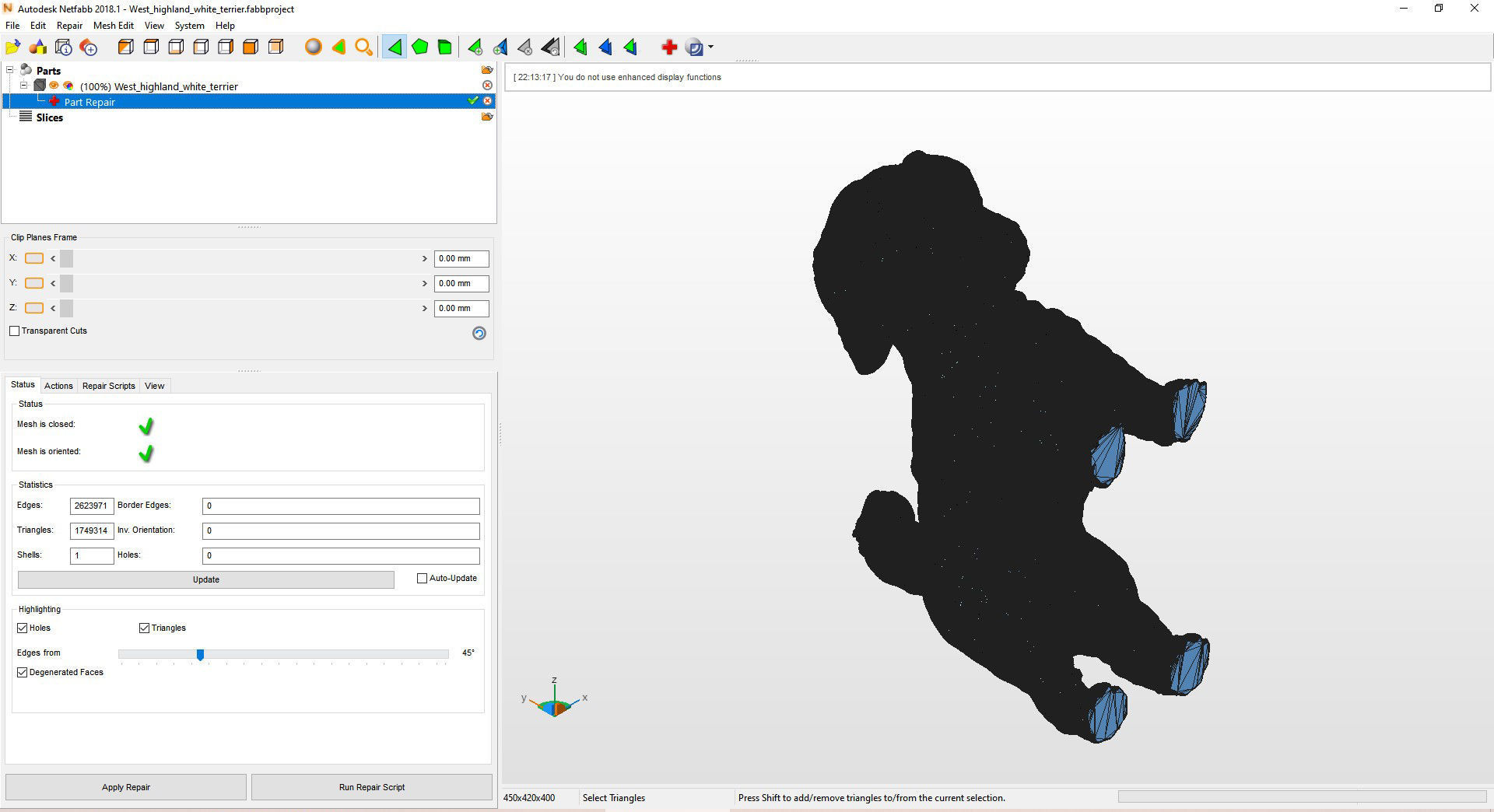Maltese dog statue 3D print model_14