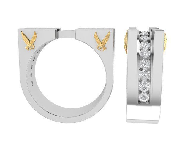 Ring for girls 3D print model_1