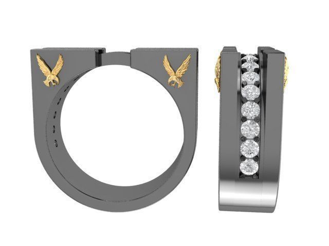 Ring for girls 3D print model_2