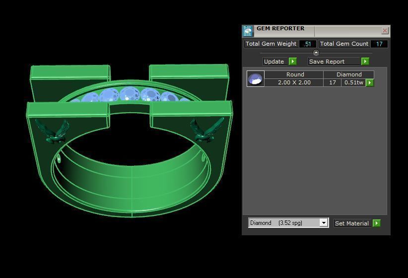 Ring for girls 3D print model_4