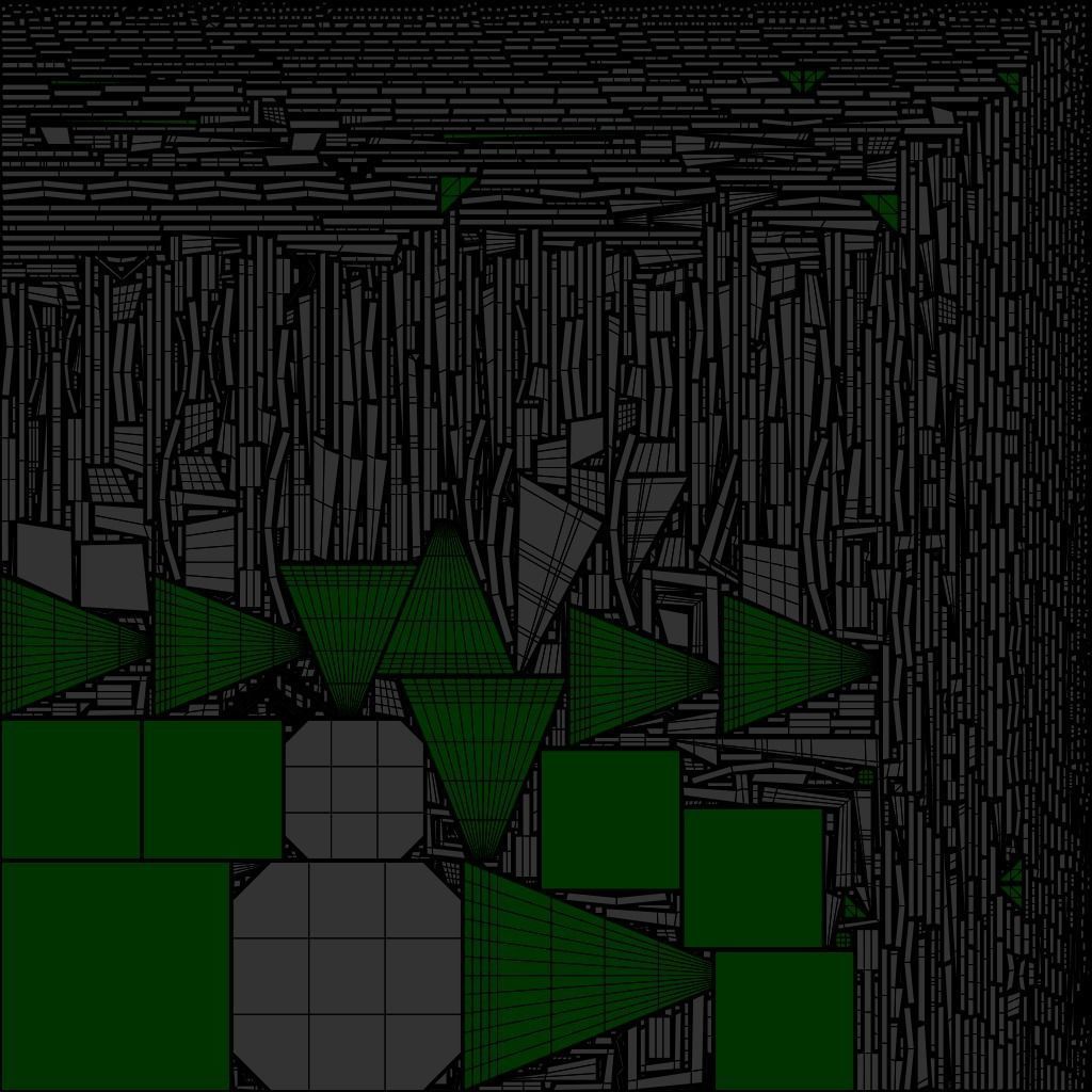 UFO 4 Pyramid Spaceship - Ovni - Flying Saucer Free 3D model_9