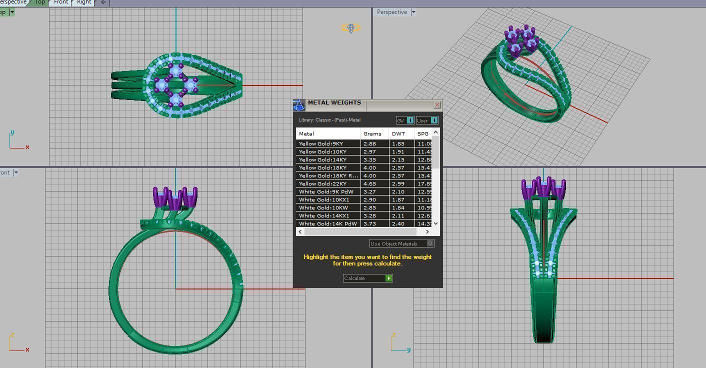 jewelry ring 3D print model_9