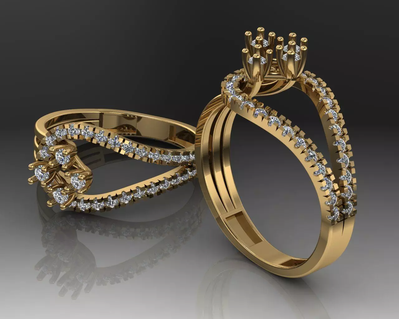 jewelry ring 3D print model_0
