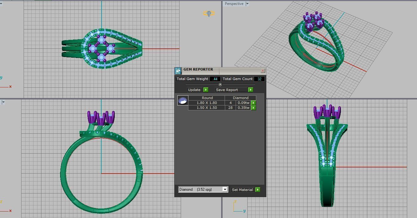 jewelry ring 3D print model_7