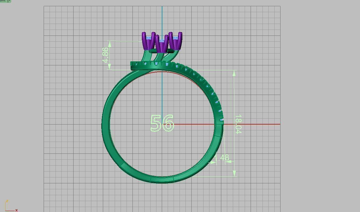 jewelry ring 3D print model_12