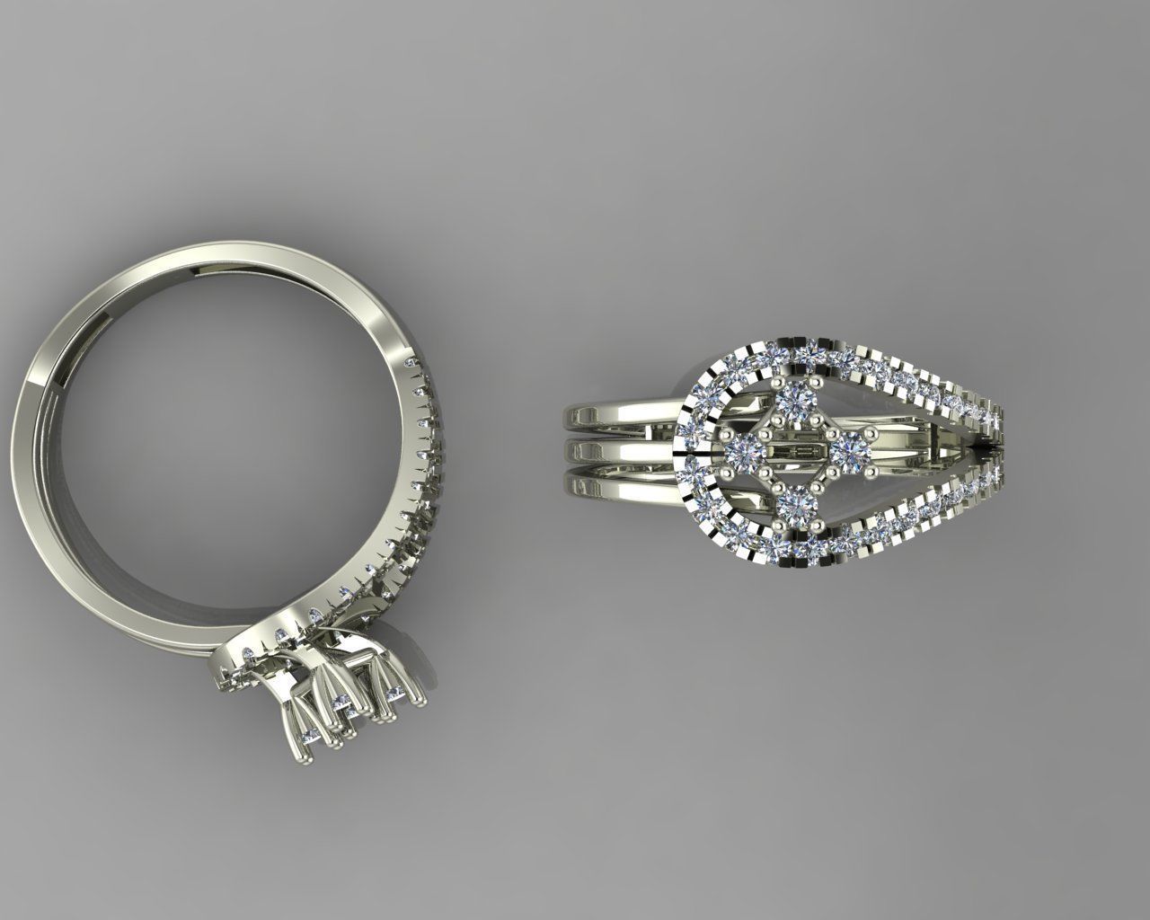 jewelry ring 3D print model_4