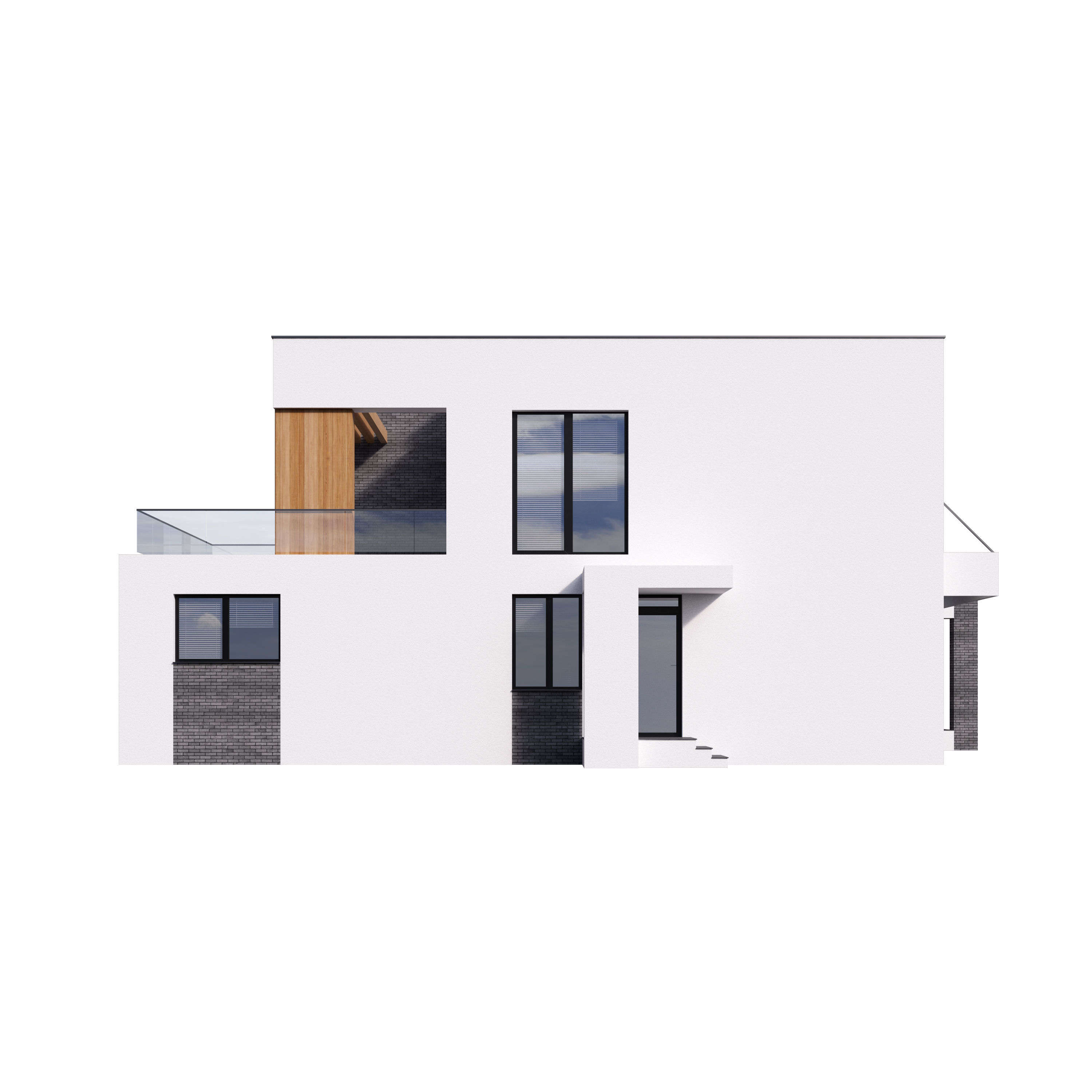 Villa 05 House Cottage Home Building 3D model_3