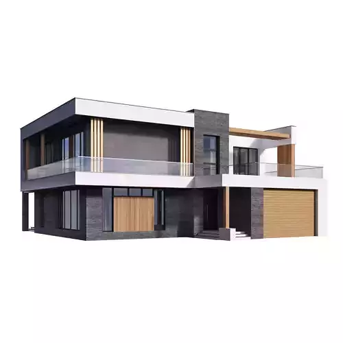 Villa 05 House Cottage Home Building 3D model