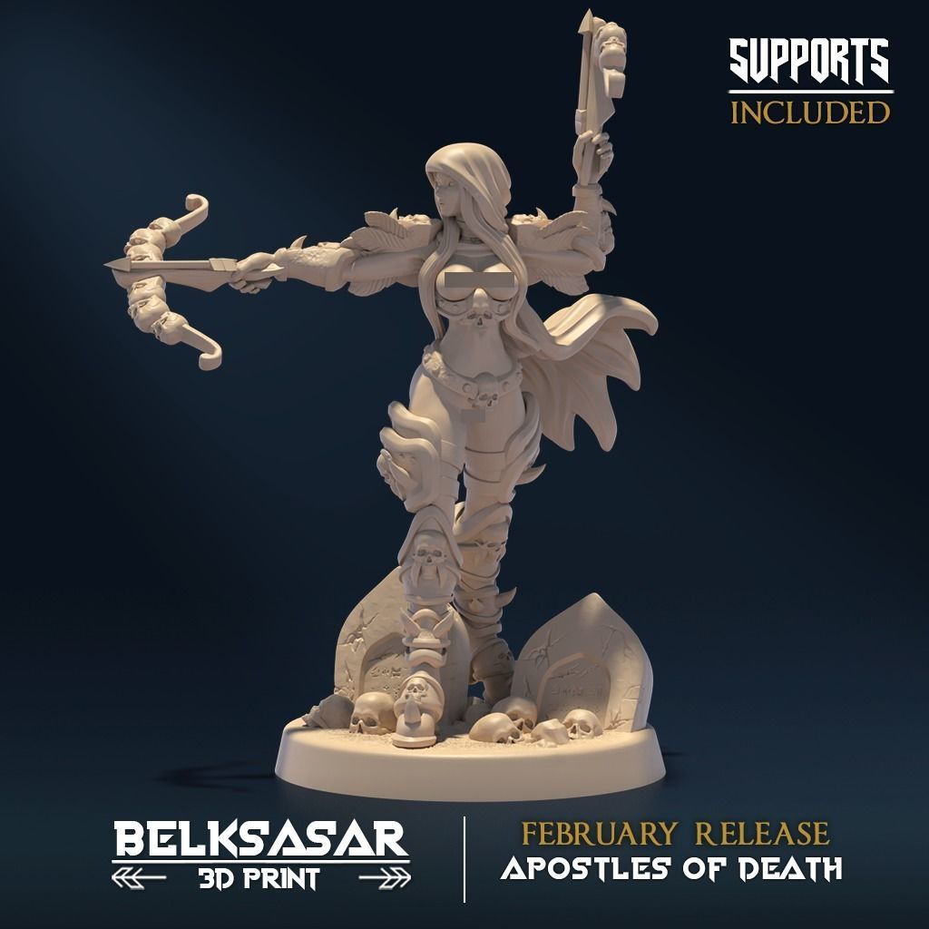 Mortuary Custodian B Nude 3D print model_1