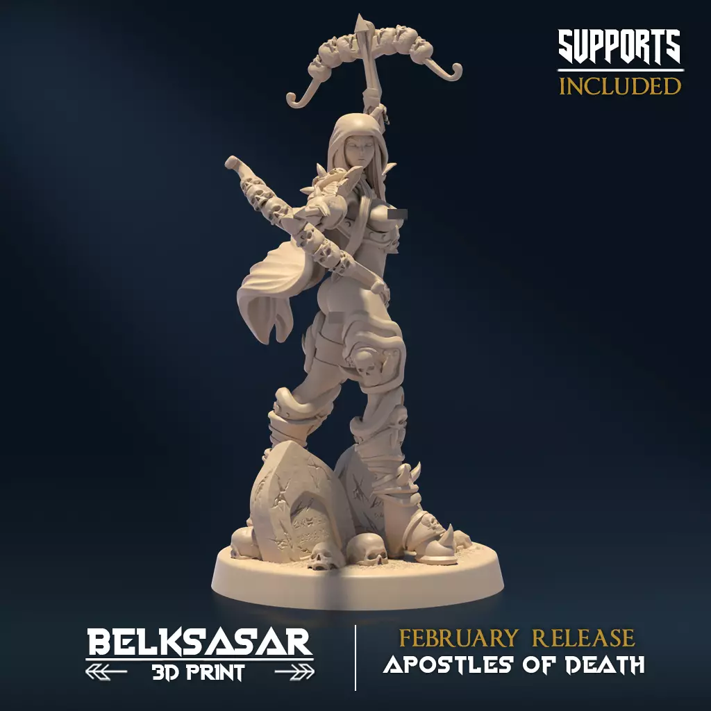 Mortuary Custodian B Nude 3D print model_0