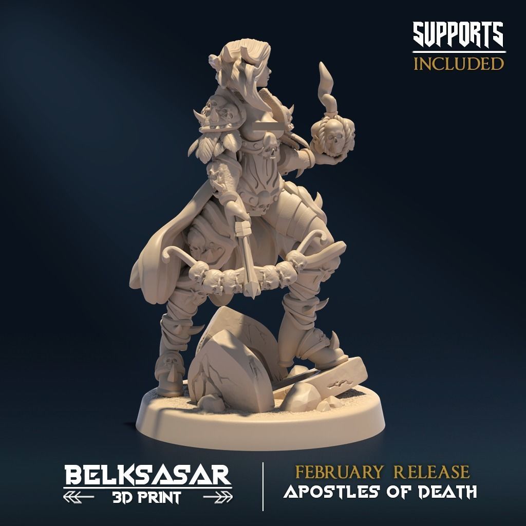 Mortuary Custodian C Nude 3D print model_2