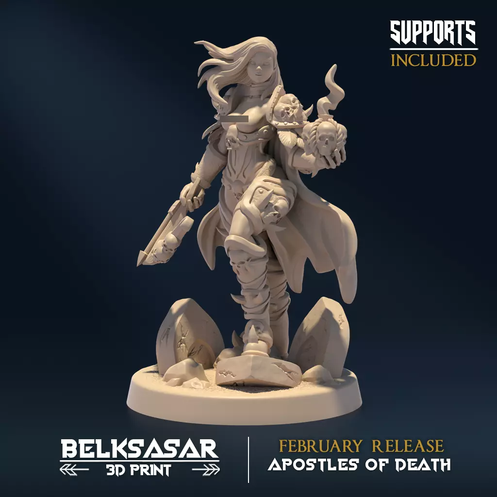 Mortuary Custodian C Nude 3D print model_0