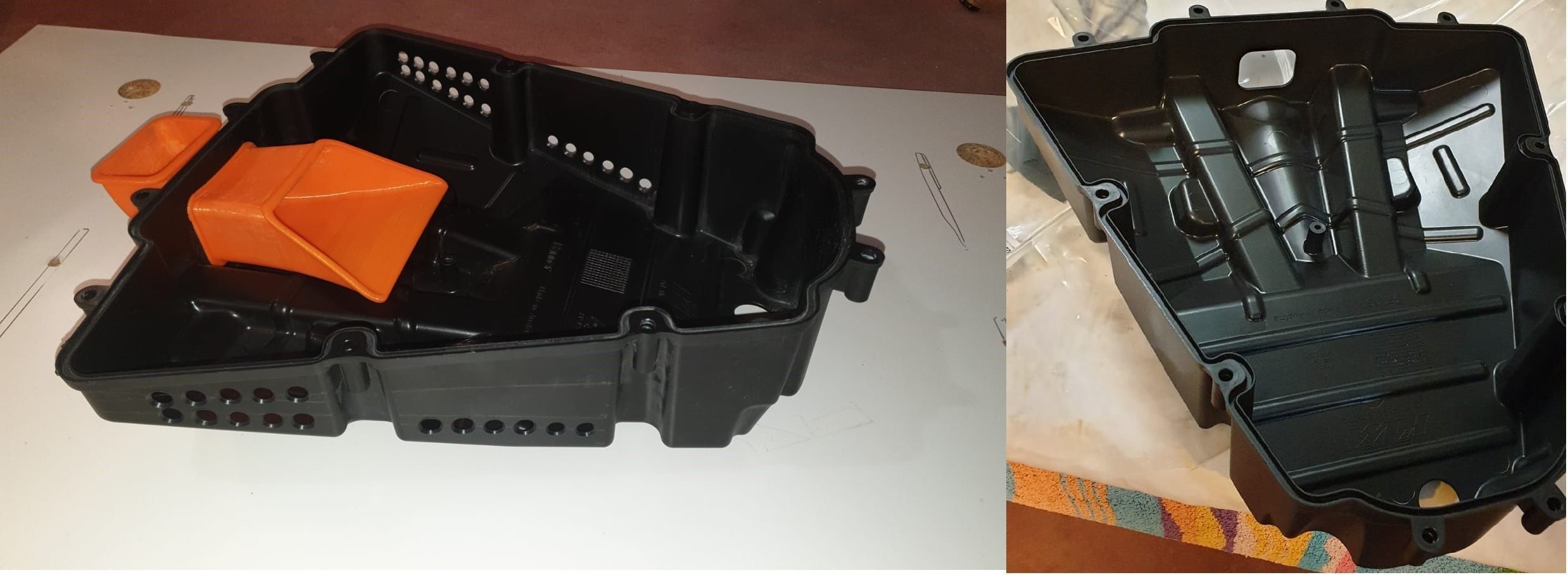 KTM 690 SM AIRBOX SNORKEL 3D print model_2