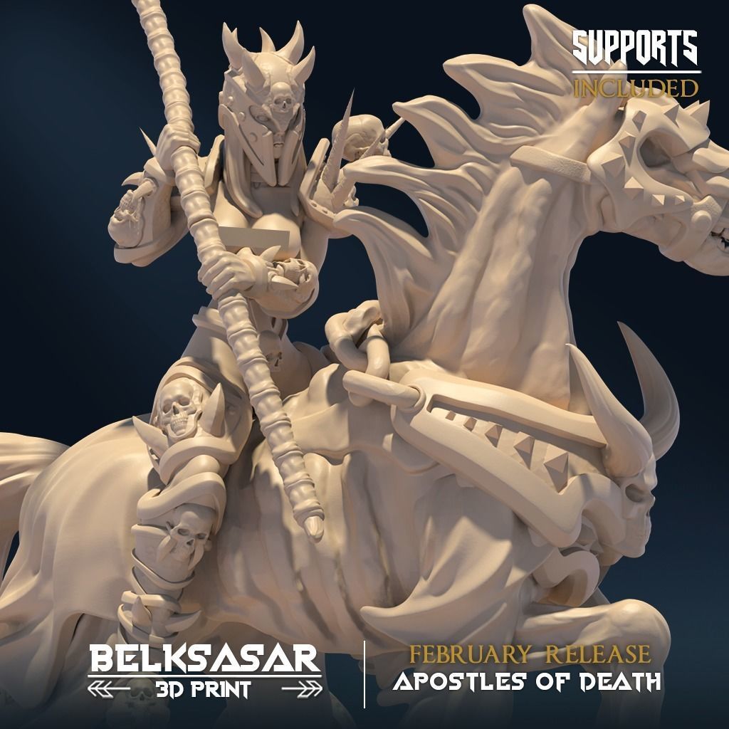 Reaper Rider A Nude and Normal 3D print model_5