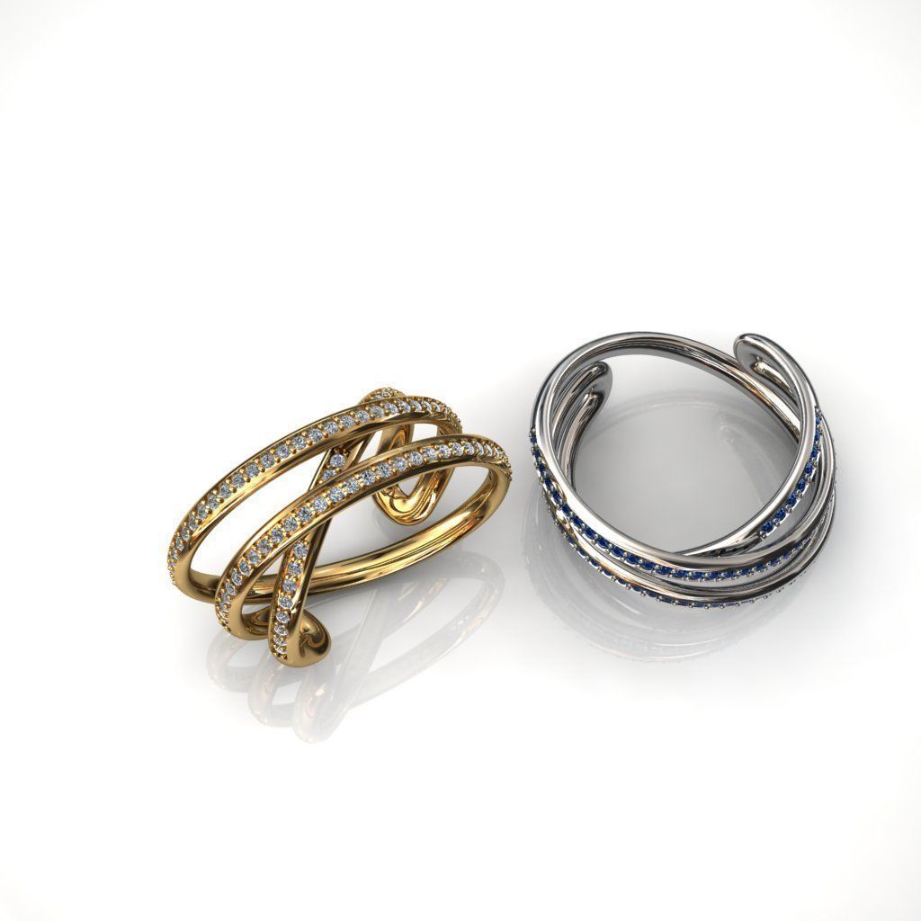 Infinity Ring 3D Model 3D print model_4