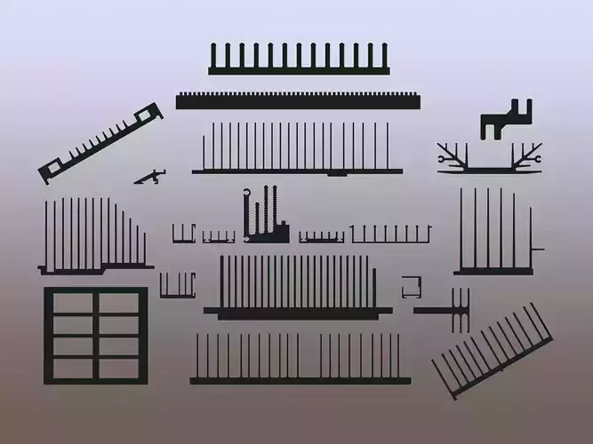 Extruded Aluminium Profile Enclosures Set for Heat Sink