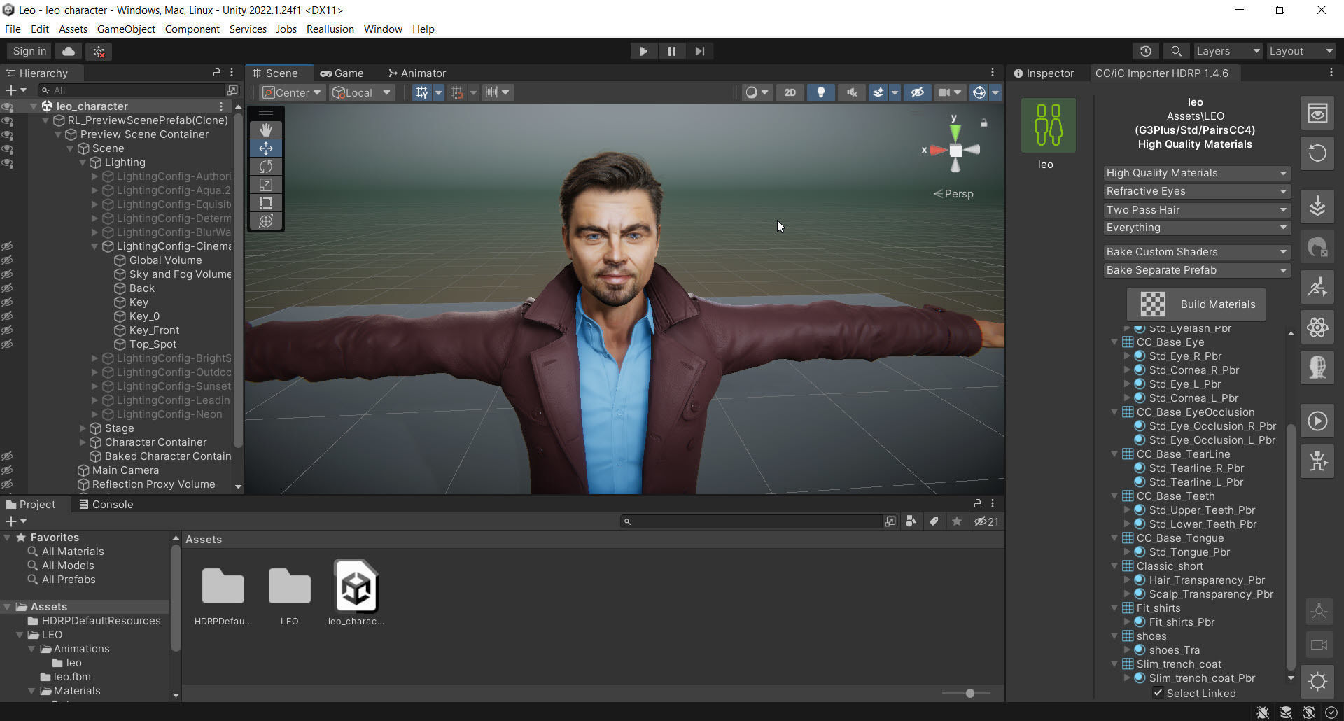 Leonardo DiCaprio Rigged - 2500 Free animations tutorial Low-poly 3D model_21