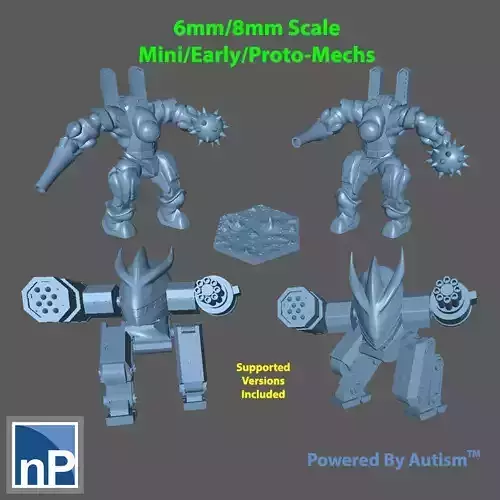 6mm-8mm Mini- Early- Proto Mechs