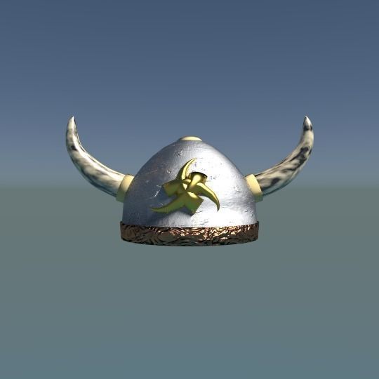 viking helmet Free 3D model