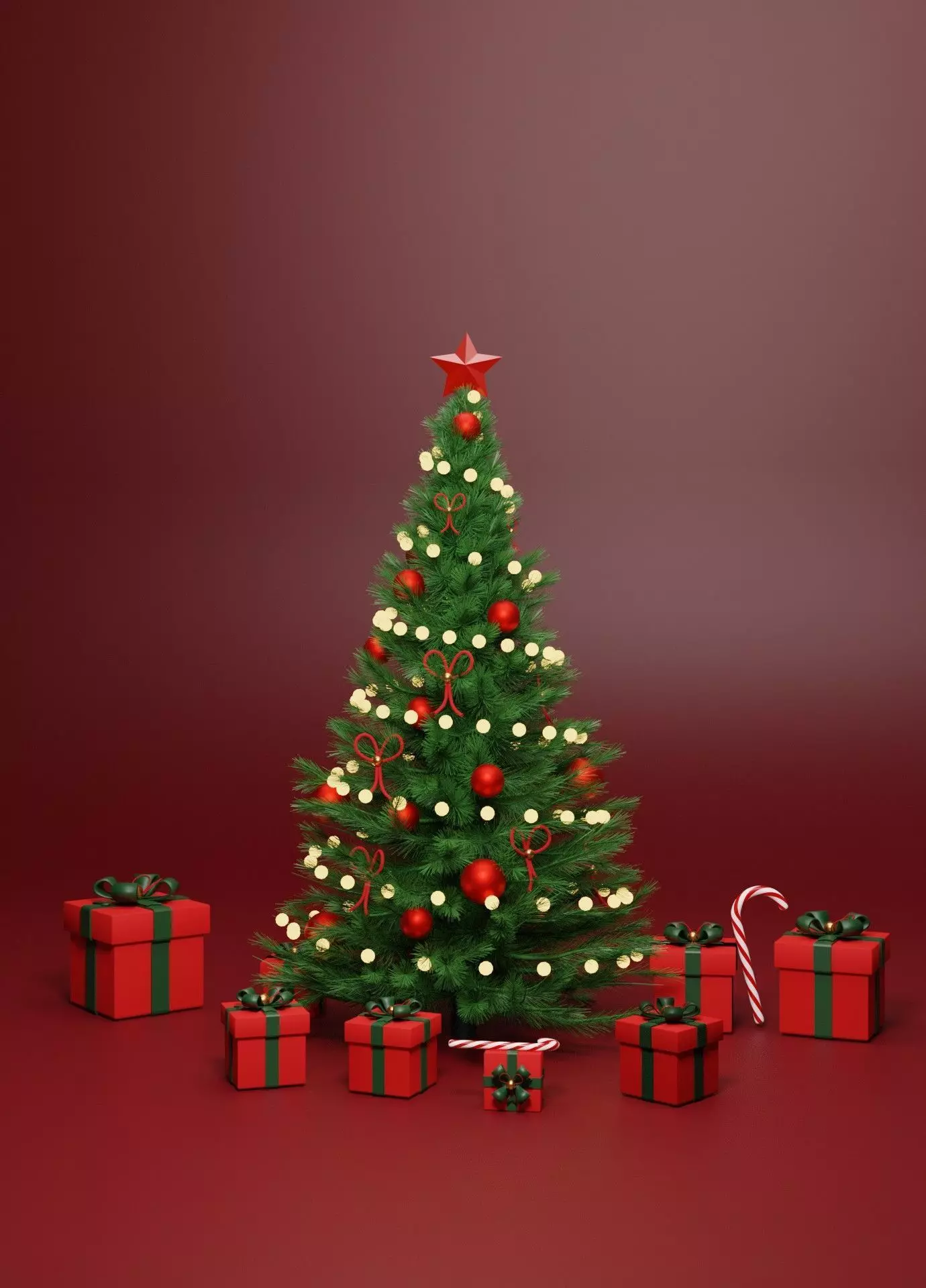 Christmas Tree 3D model 3D model_0