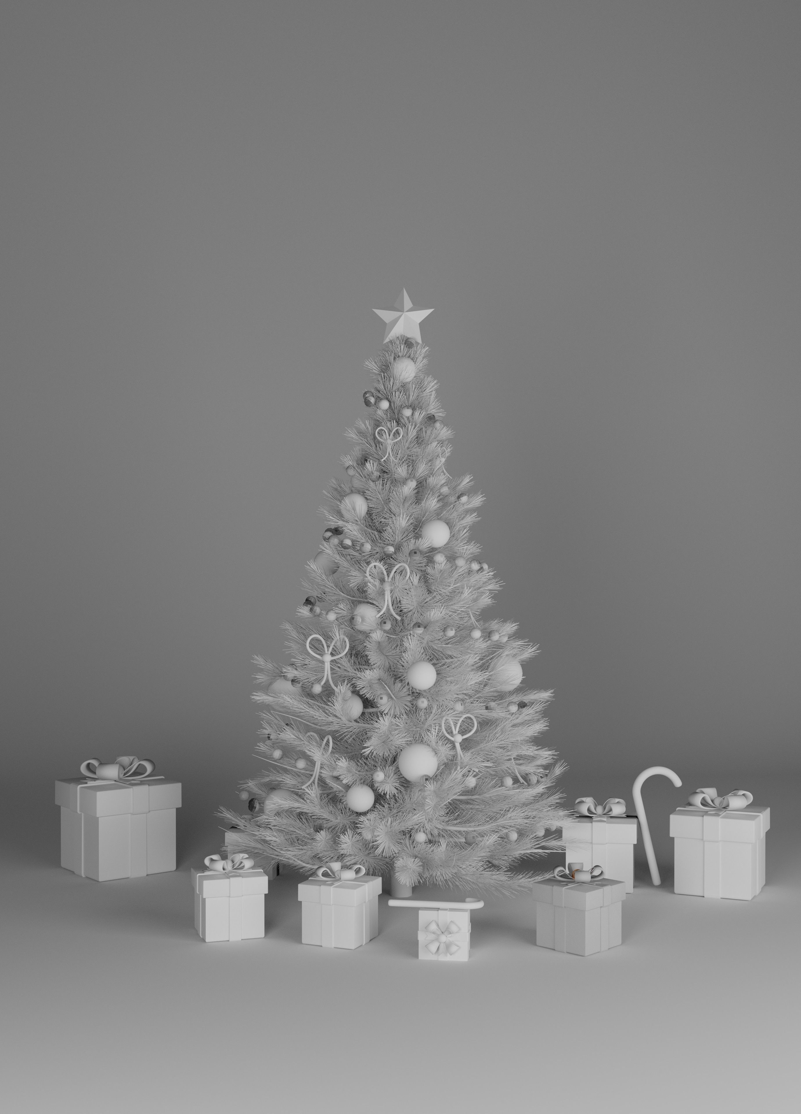Christmas Tree 3D model 3D model_1