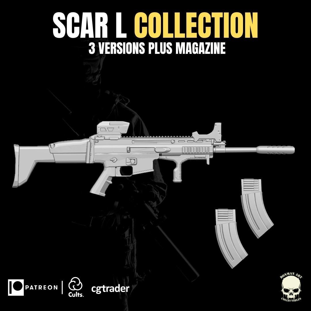 Scar Collection 3D printable File For Action Figures 3D print model_1