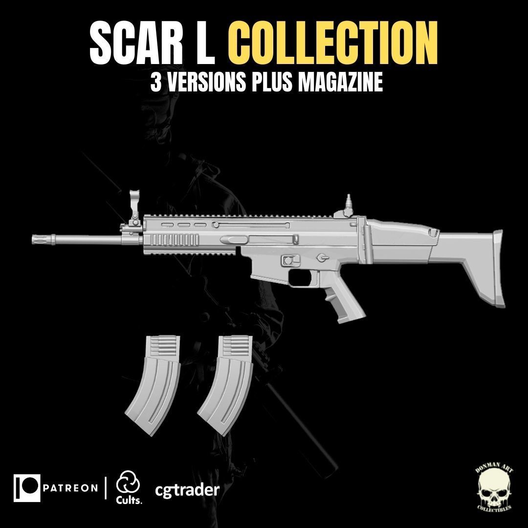 Scar Collection 3D printable File For Action Figures 3D print model_16
