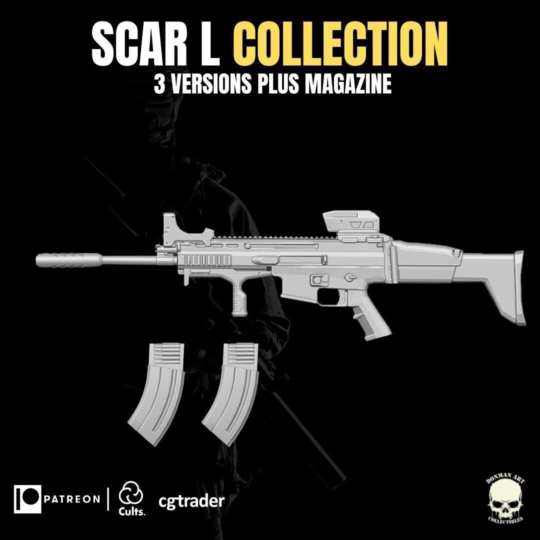 Scar Collection 3D printable File For Action Figures 3D print model_12