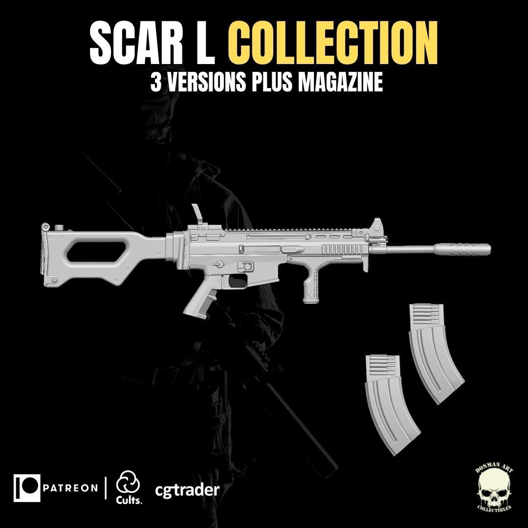 Scar Collection 3D printable File For Action Figures 3D print model_7