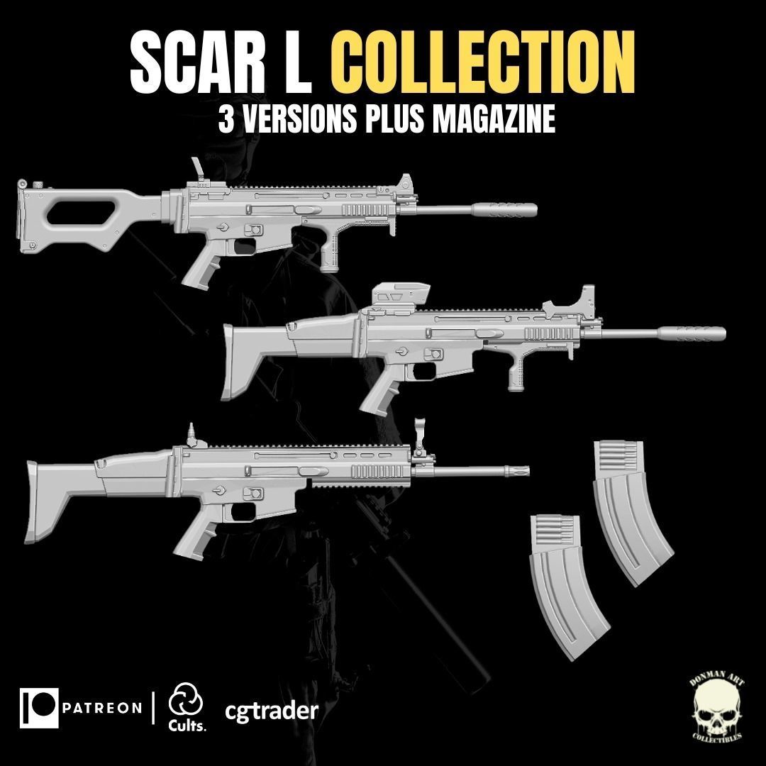 Scar Collection 3D printable File For Action Figures 3D print model_19